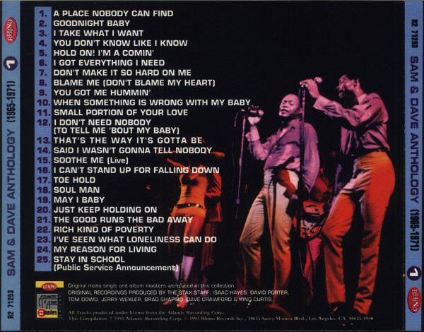 Sam & Dave - Sweat 'N' Soul (2xCD, Comp) (Near Mint (NM or M-)) - Image 4