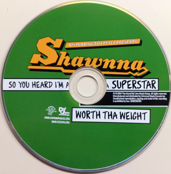Shawnna - Worth Tha Weight (CD, Album) (Mint (M)) - Image 3