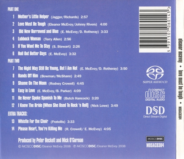Eleanor McEvoy - Love Must Be Tough (SACD, Hybrid, Album, Ltd, S/Edition) (Very Good Plus (VG+)) - Image 2