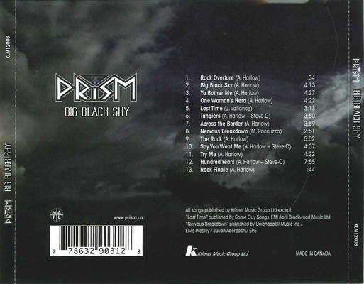 Prism (7) - Big Black Sky (CD) (Near Mint (NM or M-)) - Image 2