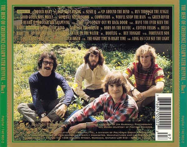 Creedence Clearwater Revival - The Best Of Creedence Clearwater Revival (2xCD, Comp) (Near Mint (NM or M-)) - Image 2