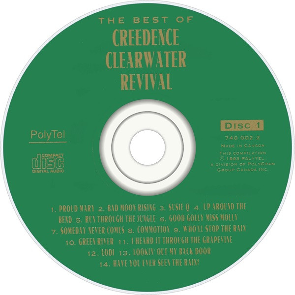Creedence Clearwater Revival - The Best Of Creedence Clearwater Revival (2xCD, Comp) (Near Mint (NM or M-)) - Image 3