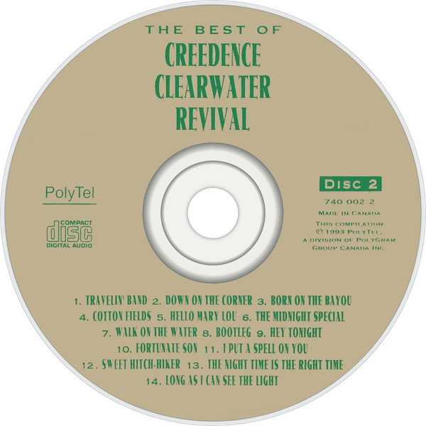 Creedence Clearwater Revival - The Best Of Creedence Clearwater Revival (2xCD, Comp) (Near Mint (NM or M-)) - Image 4