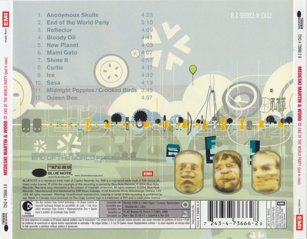 Medeski Martin & Wood - End Of The World Party (Just In Case) (CD, Album, Copy Prot.) (Near Mint (NM or M-)) - Image 4
