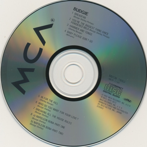 Budgie - Best Of Budgie (CD, Comp, RE) (Near Mint (NM or M-)) - Image 3