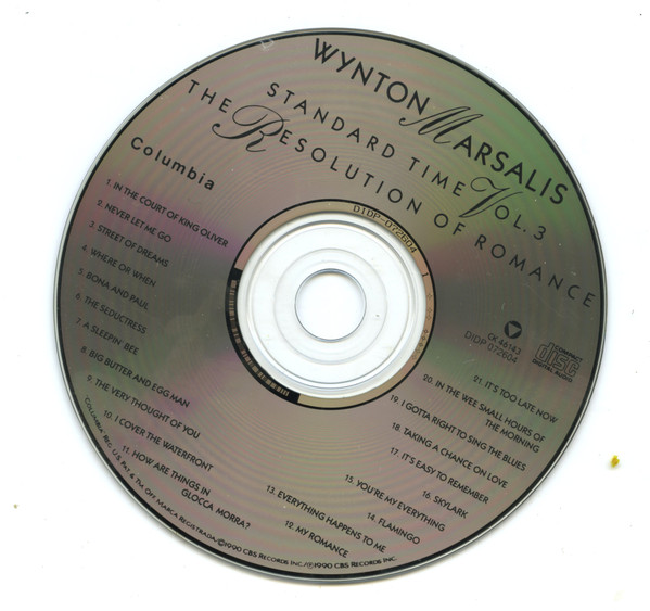 Wynton Marsalis - The Resolution Of Romance (CD, Album, DDD) (Near Mint (NM or M-)) - Image 4