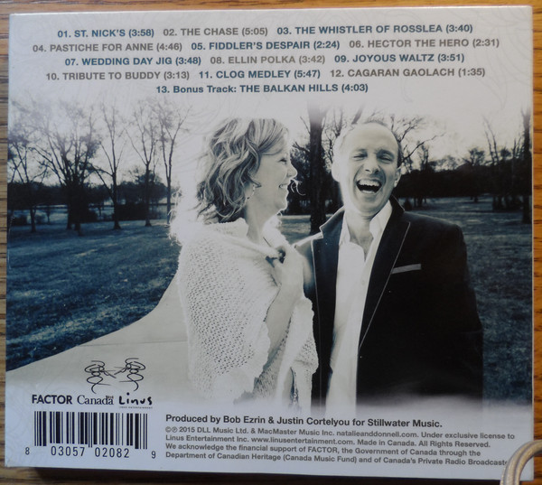 Natalie MacMaster + Donnell Leahy - One (CD, Album) (Mint (M)) - Image 2