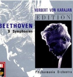 Herbert von Karajan, Philharmonia Orchestra, Ludwig van Beethoven - 9 Symphonien = 9 Symphonies (5xCD, Comp, RM) (Mint (M))