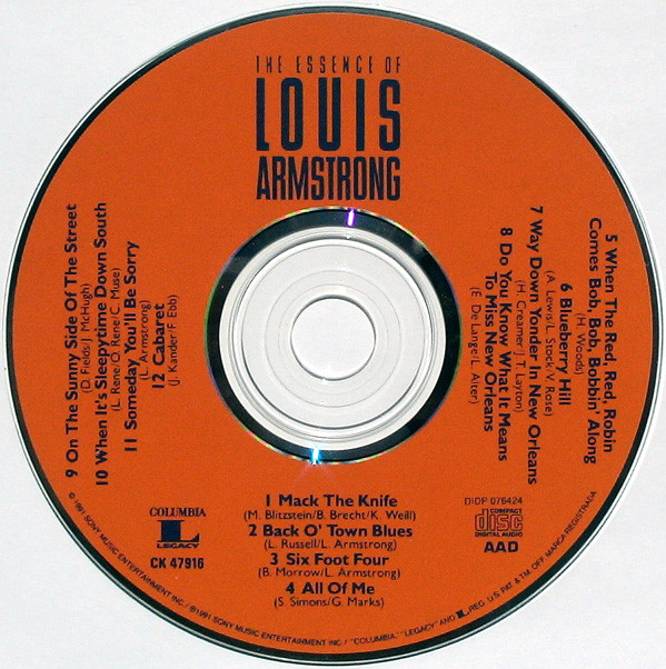 Louis Armstrong - The Essence Of Louis Armstrong (CD, Comp) (Near Mint (NM or M-)) - Image 3