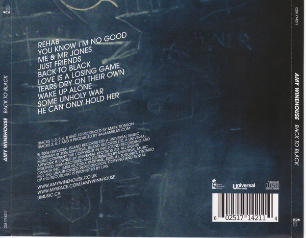 Amy Winehouse - Back To Black (CD, Album) (Mint (M)) - Image 4