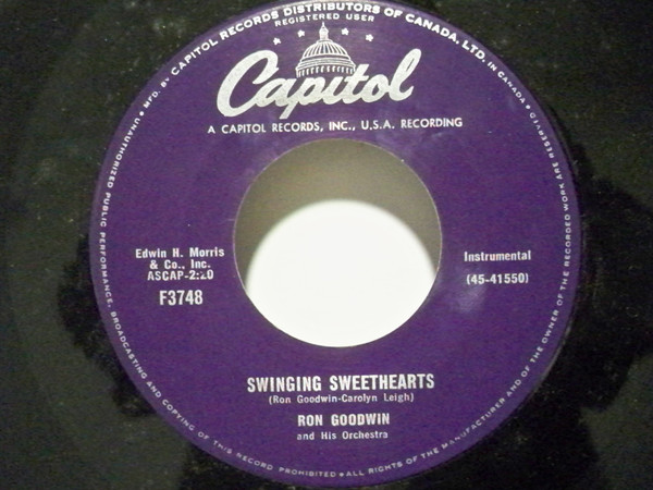 Ron Goodwin And His Orchestra - Swinging Sweethearts / I'll Find You (7", Single) (Near Mint (NM or M-))