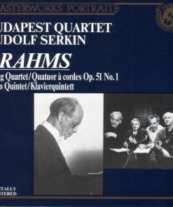 Johannes Brahms, Rudolf Serkin, Budapest String Quartet - Brahms: String Quartet Op.51 No.1; Piano Quintet (CD, Comp, RE, RM) (Mint (M))