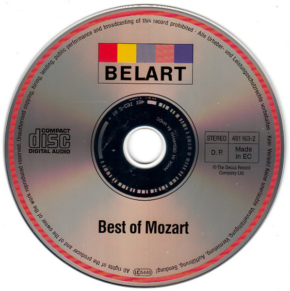 Various - Best Of Mozart (CD, Comp) (Near Mint (NM or M-)) - Image 3