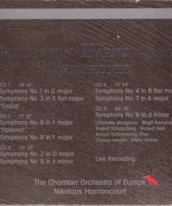 Alternative view of Ludwig van Beethoven · Nikolaus Harnoncourt, The Chamber Orchestra Of Europe - 9 Symphonies (5xCD + Box) (Near Mint (NM or M-))