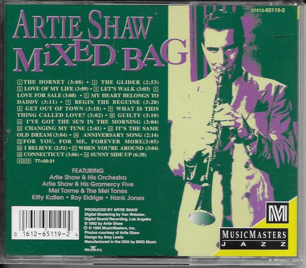Artie Shaw - Mixed Bag (CD, Comp) (Near Mint (NM or M-)) - Image 2