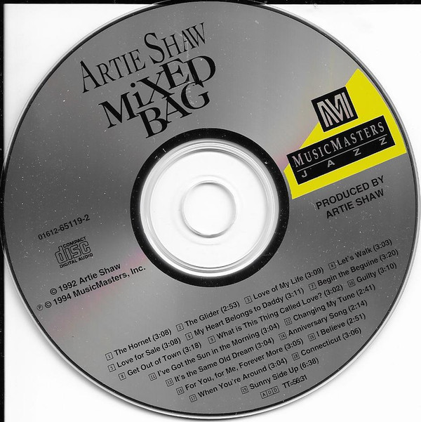 Artie Shaw - Mixed Bag (CD, Comp) (Near Mint (NM or M-)) - Image 3