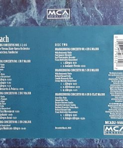 Alternative view of Johann Sebastian Bach, Solistenensemble Der Wiener Staatsoper , Conductor: Hermann Scherchen - Brandenburg Concertos (2xCD, Comp, RE, RM + Box, Sli) (Mint (M))