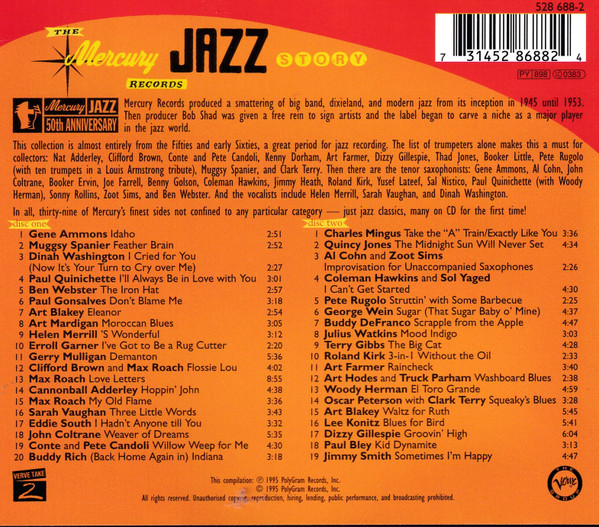 Various - The Mercury Records Jazz Story (2xCD, Comp) (Mint (M)) - Image 2