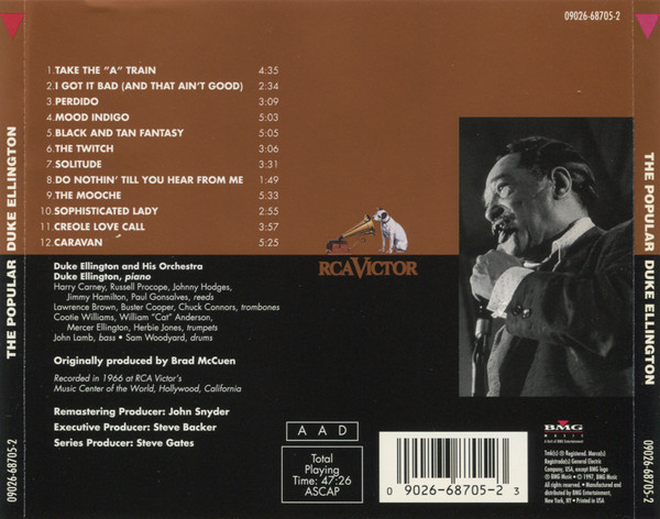 Duke Ellington - The Popular Duke Ellington (CD, Album, RE, RM) (Near Mint (NM or M-)) - Image 2