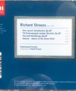 Alternative view of Richard Strauss - Staatskapelle Dresden, Rudolf Kempe - Also Sprach Zarathustra • Till Eulenspiegels Lustige Streiche • Tod Und Verklärung • Salome - Dance Of The Seven Veils (CD, Album, Comp) (Mint (M))