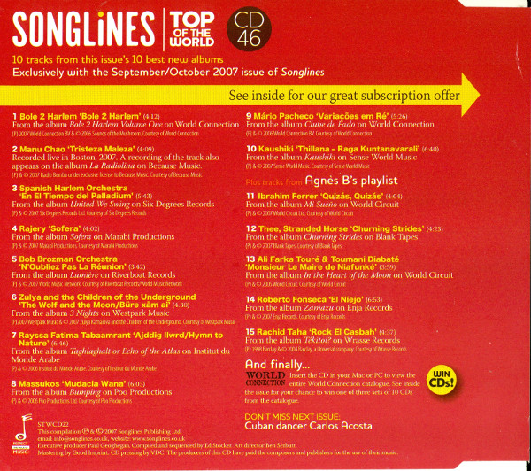 Various - Songlines Top Of The World 46 (CD, Comp, Enh) (Mint (M)) - Image 2