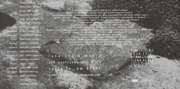 Ottmar Liebert And Luna Negra - The Hours Between Night + Day (CD, Album, Club) (Near Mint (NM or M-)) - Image 5