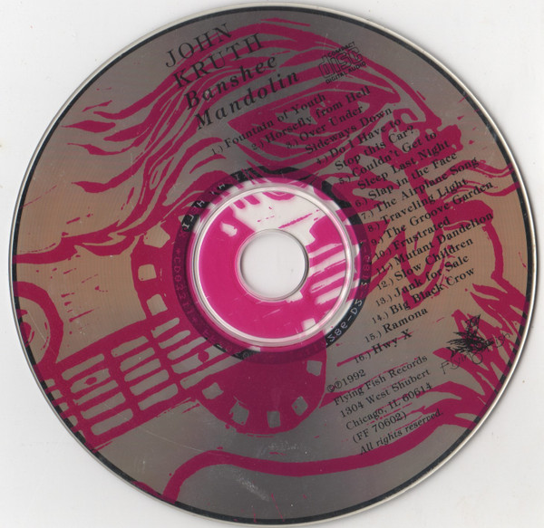 John Kruth - Banshee Mandolin (CD, Album) (Near Mint (NM or M-)) - Image 2