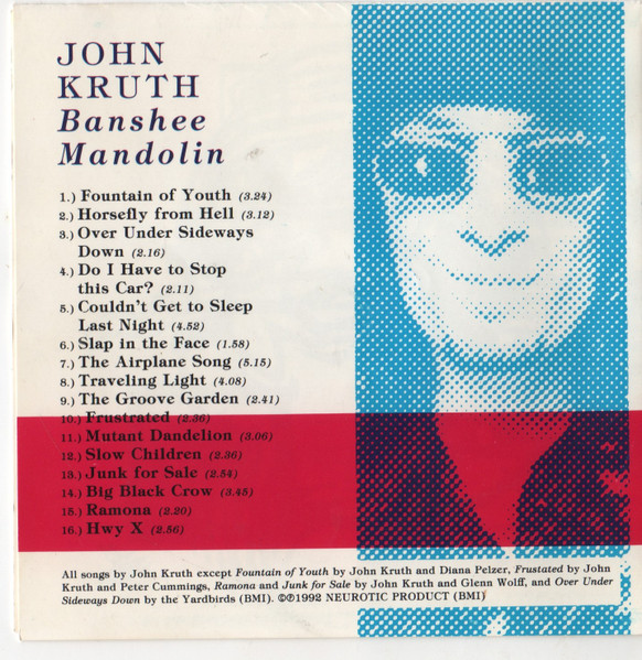 John Kruth - Banshee Mandolin (CD, Album) (Near Mint (NM or M-)) - Image 4
