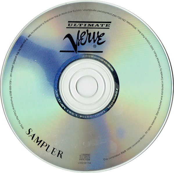 Various - Ultimate Verve Sampler (CD, Promo, Smplr) (Near Mint (NM or M-)) - Image 3