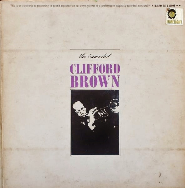 Clifford Brown - The Immortal Clifford Brown (2xLP, Comp) (Very Good Plus (VG+))