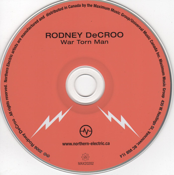 Rodney DeCroo - War Torn Man (CD, Album) (Mint (M)) - Image 3