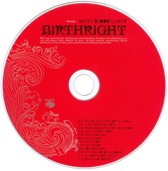 James Blood Ulmer - Birthright (CD, Album) (Near Mint (NM or M-)) - Image 4
