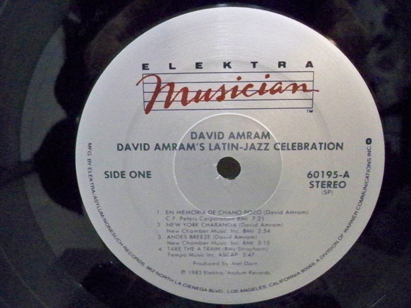David Amram And Friends - Latin-Jazz Celebration (LP, Spe) (Very Good Plus (VG+)) - Image 2