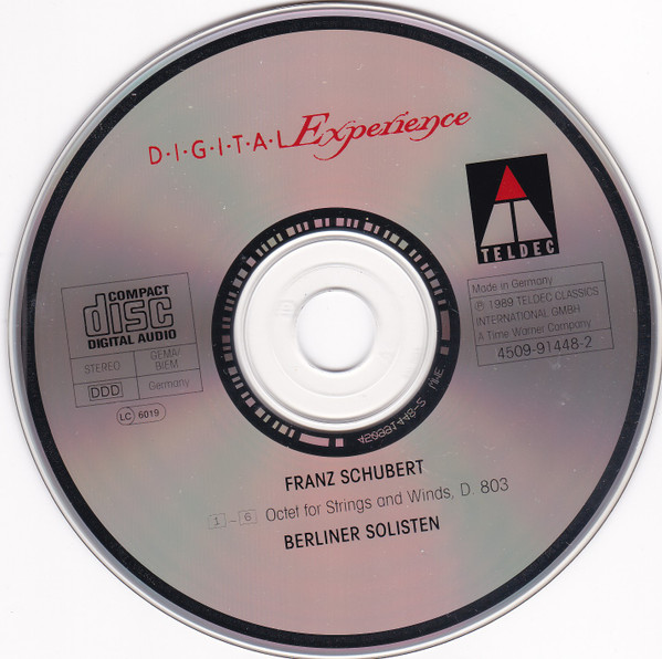 Franz Schubert - Berliner Solisten (2) - Octet, D 803 (CD, Album, RE) (Near Mint (NM or M-)) - Image 3