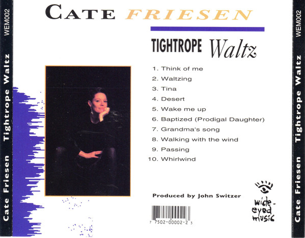 Cate Friesen - Tightrope Waltz (CD, Album) (Near Mint (NM or M-)) - Image 2