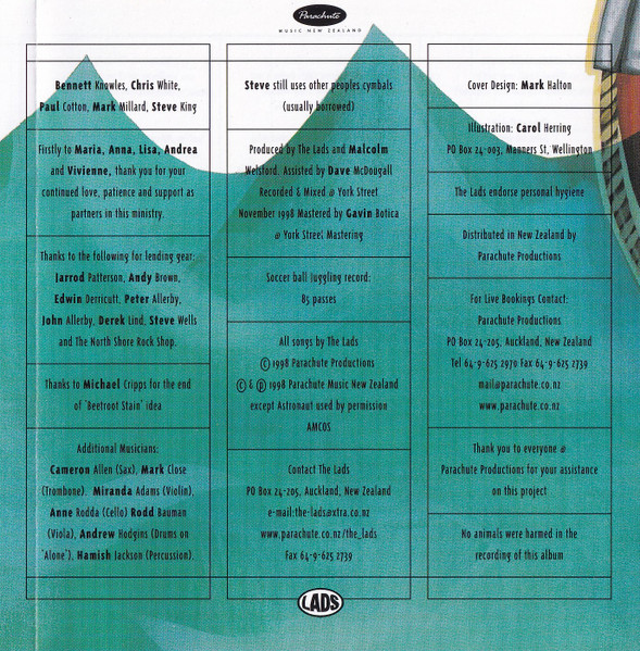 Lads - Lost @ Sea (CD, Album) (Mint (M)) - Image 3