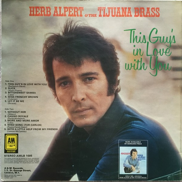 Herb Alpert & The Tijuana Brass - This Guy's In Love With You (LP, Comp) (Very Good Plus (VG+)) - Image 2