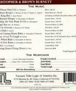 Alternative view of Jim Christopher & Brown Burnett - Main Liners (CD, Album) (Near Mint (NM or M-))