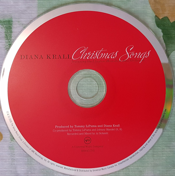 Diana Krall Featuring The Clayton-Hamilton Jazz Orchestra - Christmas Songs (CD, Album) (Near Mint (NM or M-)) - Image 3