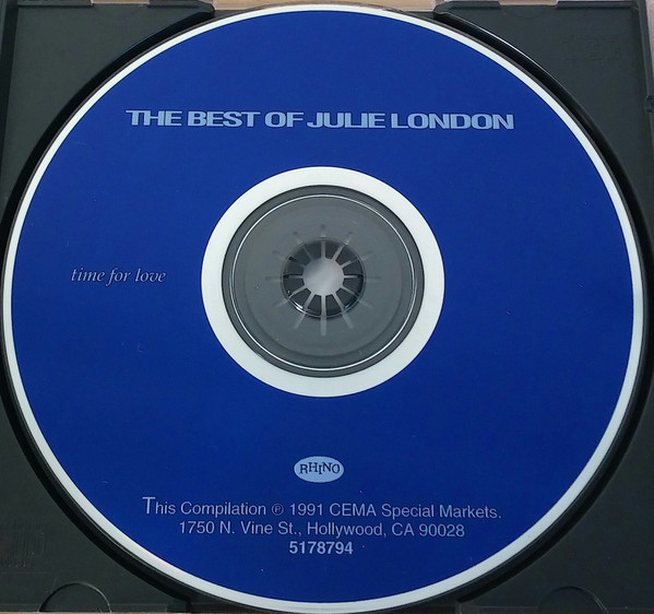 Julie London - Time For Love - The Best Of Julie London (CD, Comp, RE, RM) (Near Mint (NM or M-)) - Image 4
