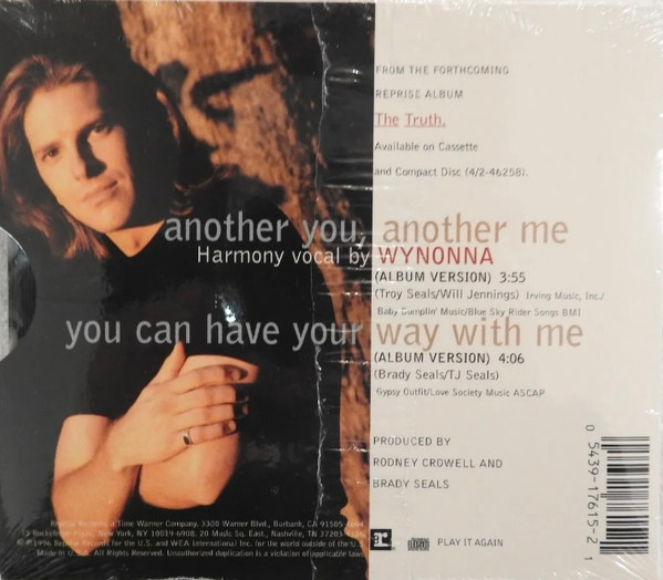 Brady Seals - Another You, Another Me (CD, Single) (Near Mint (NM or M-)) - Image 2