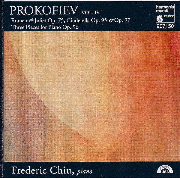 Sergei Prokofiev – Frederic Chiu - Works For Piano, Vol. IV (CD, Album) (Mint (M))