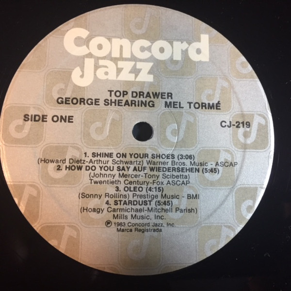George Shearing, Mel Tormé - Top Drawer (LP, Album) (Mint (M)) - Image 4