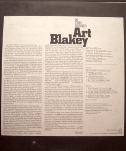 Alternative view of Art Blakey - In This Korner (LP, Album) (Very Good Plus (VG+))