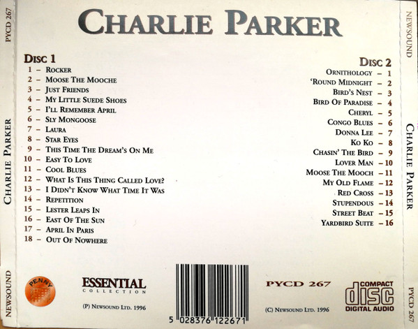 Charlie Parker - Charlie Parker (2xCD, Comp) (Near Mint (NM or M-)) - Image 2
