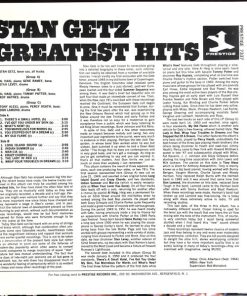 Alternative view of Stan Getz - Greatest Hits (LP, Comp, RE) (Very Good Plus (VG+))