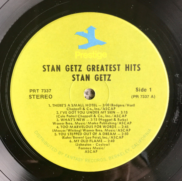 Stan Getz - Greatest Hits (LP, Comp, RE) (Very Good Plus (VG+)) - Image 3