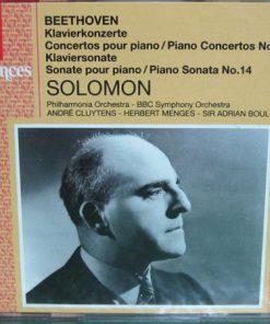 Ludwig van Beethoven, Solomon (6) - Piano Concertos Nos. 2-5, Piano Sonata No.14 (2xCD, Comp, RM) (Near Mint (NM or M-))