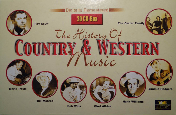 Various - The History Of Country & Western Music (20xCD, Comp, RM + Box, Comp) (Near Mint (NM or M-))