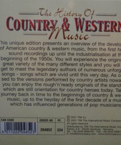 Alternative view of Various - The History Of Country & Western Music  (20xCD, Comp, RM + Box, Comp) (Near Mint (NM or M-))